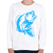 PRINTFASHION Hal/Fish - Gyerek pulóver - Fehér gyerek pulóver, kardigán