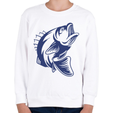 PRINTFASHION Hal/Fish - Gyerek pulóver - Fehér gyerek pulóver, kardigán