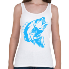 PRINTFASHION Hal/Fish - Női atléta - Fehér