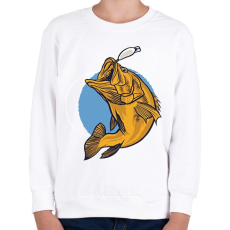 PRINTFASHION Hal - Gyerek pulóver - Fehér