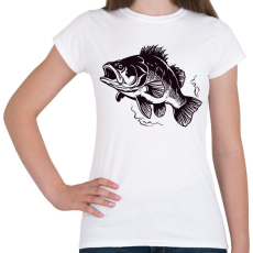 PRINTFASHION hal - Női póló - Fehér