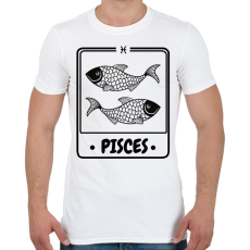 PRINTFASHION halak - Férfi póló - Fehér