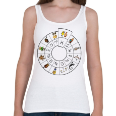 PRINTFASHION Halak - Női atléta - Fehér