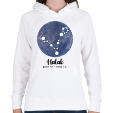 PRINTFASHION Halak - Női kapucnis pulóver - Fehér