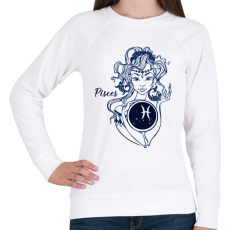 PRINTFASHION halak - Női pulóver - Fehér