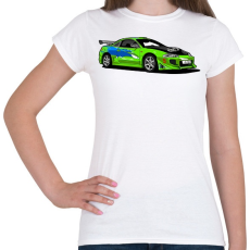 PRINTFASHION Halálos iramban - Női póló - Fehér