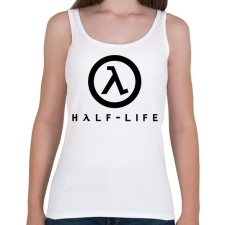 PRINTFASHION Half-Life logo - Női atléta - Fehér női trikó