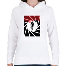 PRINTFASHION Half Life - Női kapucnis pulóver - Fehér női pulóver, kardigán