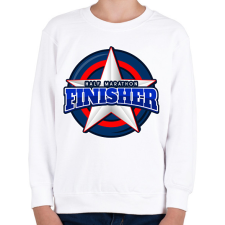 PRINTFASHION HALF MARATHON FINISHER 2 - Gyerek pulóver - Fehér gyerek pulóver, kardigán