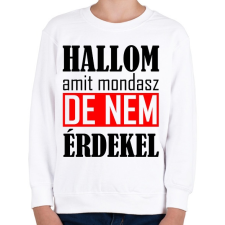 PRINTFASHION Hallom - Gyerek pulóver - Fehér gyerek pulóver, kardigán