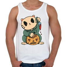 PRINTFASHION Hallooween story - Férfi atléta - Fehér