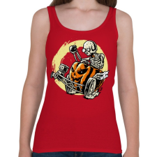 PRINTFASHION Halloracerween - Női atléta - Cseresznyepiros női trikó