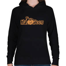 PRINTFASHION Halloween1 - Női kapucnis pulóver - Fekete
