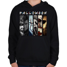 PRINTFASHION Halloween - A legjobbak - Gyerek kapucnis pulóver - Fekete