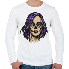 PRINTFASHION Halloween boszi - Férfi hosszú ujjú póló - Fehér