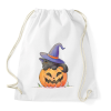 PRINTFASHION Halloween cica - Sportzsák, Tornazsák - Fehér