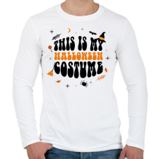 PRINTFASHION Halloween costume - Férfi hosszú ujjú póló - Fehér férfi póló