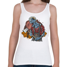 PRINTFASHION Halloween csontváz szörny - Női atléta - Fehér