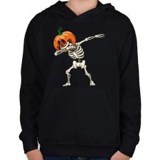 PRINTFASHION Halloween dab - Gyerek kapucnis pulóver - Fekete gyerek pulóver, kardigán