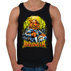 PRINTFASHION Halloween - Férfi atléta - Fekete