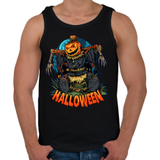 PRINTFASHION halloween - Férfi atléta - Fekete