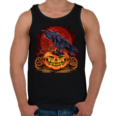 PRINTFASHION halloween - Férfi atléta - Fekete