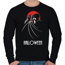 PRINTFASHION Halloween - Férfi pulóver - Fekete