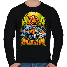 PRINTFASHION Halloween - Férfi pulóver - Fekete férfi pulóver, kardigán