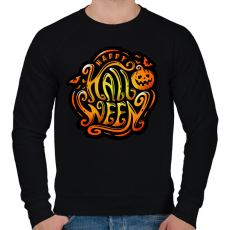 PRINTFASHION halloween - Férfi pulóver - Fekete