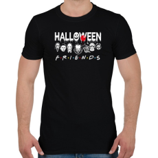 PRINTFASHION Halloween friends - Férfi póló - Fekete