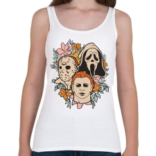 PRINTFASHION Halloween Friends - Női atléta - Fehér női trikó