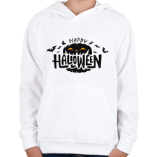 PRINTFASHION halloween - Gyerek kapucnis pulóver - Fehér gyerek pulóver, kardigán