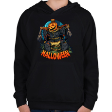 PRINTFASHION halloween - Gyerek kapucnis pulóver - Fekete