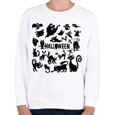 PRINTFASHION Halloween - Gyerek pulóver - Fehér