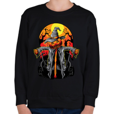 PRINTFASHION halloween - Gyerek pulóver - Fekete