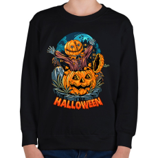 PRINTFASHION halloween - Gyerek pulóver - Fekete
