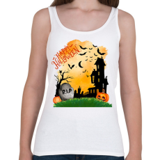 PRINTFASHION Halloween-i borzongás - Női atléta - Fehér