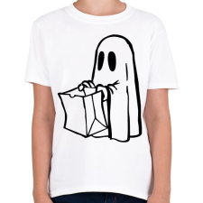 PRINTFASHION Halloween-i szellem - Gyerek póló - Fehér gyerek póló