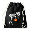 PRINTFASHION Halloween-i T-rex - Sportzsák, Tornazsák - Fekete