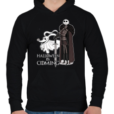 PRINTFASHION Halloween is coming - Férfi kapucnis pulóver - Fekete