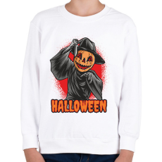 PRINTFASHION Halloween killer - Gyerek pulóver - Fehér