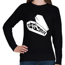 PRINTFASHION Halloween koporsó - Női pulóver - Fekete női pulóver, kardigán