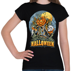 PRINTFASHION Halloween - Női póló - Fekete