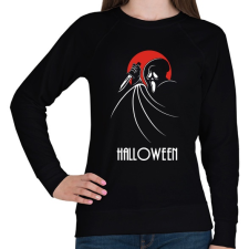 PRINTFASHION Halloween - Női pulóver - Fekete női pulóver, kardigán