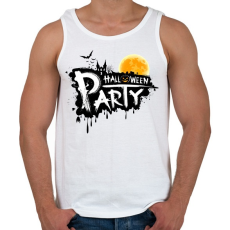 PRINTFASHION Halloween Party - Férfi atléta - Fehér