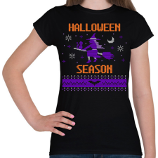 PRINTFASHION Halloween Season - Női póló - Fekete női póló