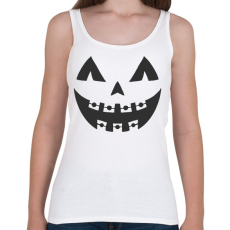 PRINTFASHION Halloween tök fej - Női atléta - Fehér