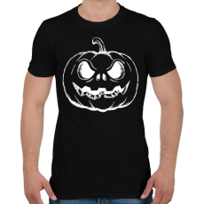 PRINTFASHION Halloween tök - Férfi póló - Fekete