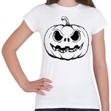 PRINTFASHION Halloween tök - Női póló - Fehér női póló