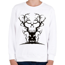 PRINTFASHION Halloween tree - Gyerek pulóver - Fehér gyerek pulóver, kardigán